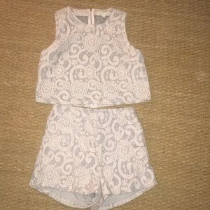 Blush and Grey set